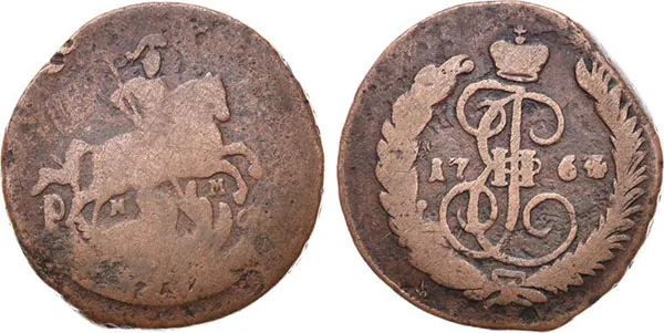 1 копейка, 1764, фото 1